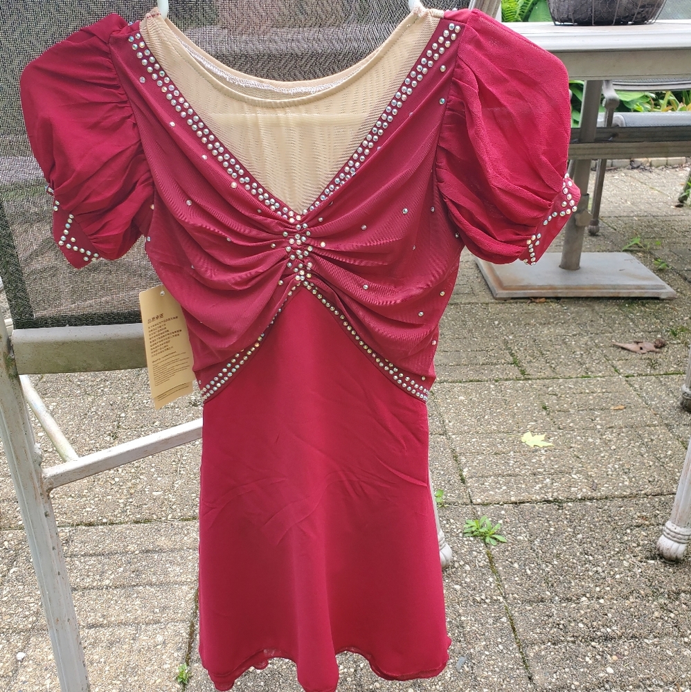Red Ice Skating Dress